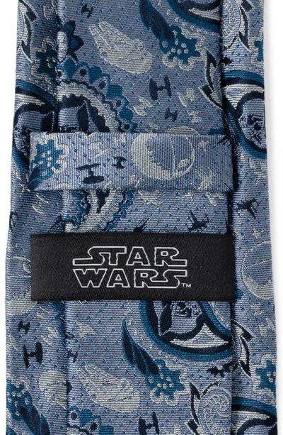 Shop Cufflinks, Inc . X Star Wars™ Darth Vader Paisley Silk Tie In Blue