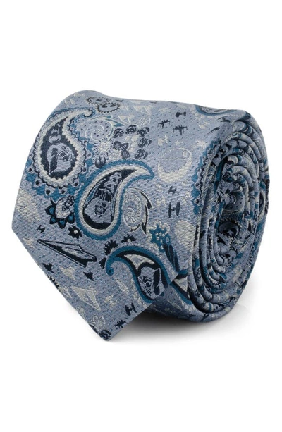 Shop Cufflinks, Inc . X Star Wars™ Darth Vader Paisley Silk Tie In Blue