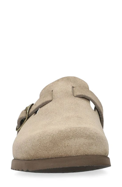 Mephisto Halina Footbed Clog In Warm Grey