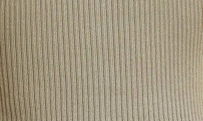 Paloma Wool Atori Zip Keyhole Organic Cotton Rib Sleeveless Sweater In Dark Grey