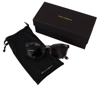 Shop Dolce & Gabbana Black Havana Frame Square Lens Dg4254f Women's Sunglasses
