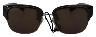 Shop Dolce & Gabbana Black Plastic Square Frame Dg6137 Logo Women Women's Sunglasses