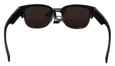 Shop Dolce & Gabbana Black Plastic Square Frame Dg6137 Logo Women Women's Sunglasses