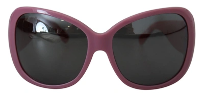 Shop Dolce & Gabbana Pink Red Plastic Frame Oversized Dg4033 Women's Sunglasses