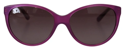 Shop Dolce & Gabbana Purple Acetate Frame Round Shades Dg4171p Women's Sunglasses