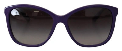 Shop Dolce & Gabbana Violet Acetate Frame Round Shades Dg4170m Women's Sunglasses
