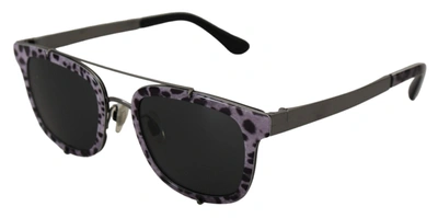 Shop Dolce & Gabbana Leopard Metal Frame Women Shades Dg2175 Women's Sunglasses In Purple