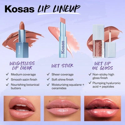 Shop Kosas Weightless Lip Color Nourishing Satin Lipstick