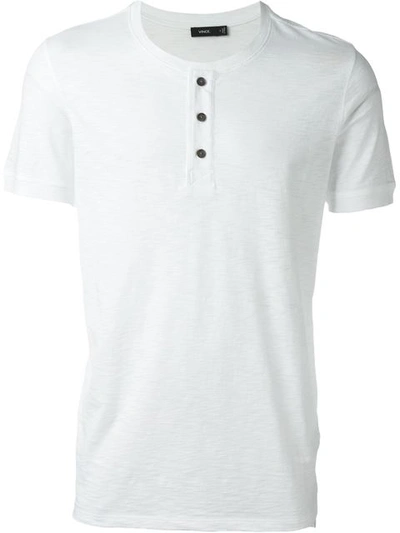 Vince Front Buttons T-shirt