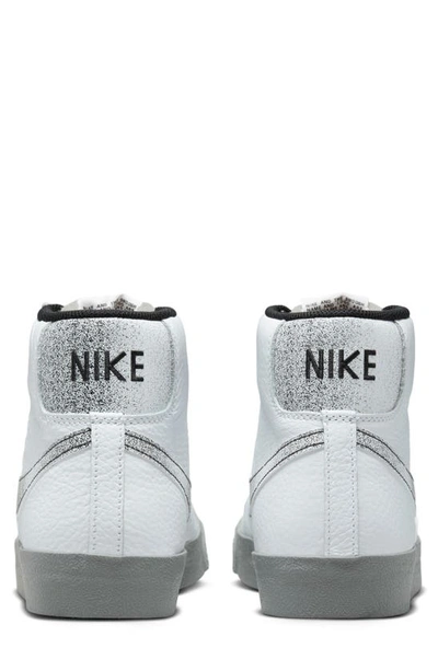 Shop Nike Blazer Mid 77 Sneaker In White/ Smoke Grey/ Black