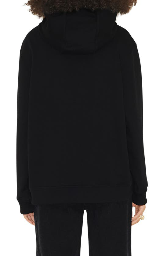 Burberry hooded faux-fur scarf - Black