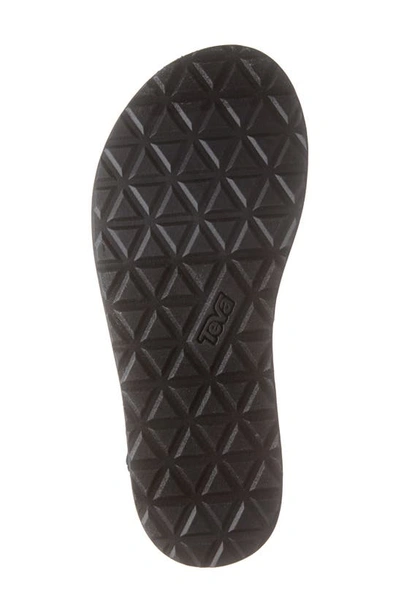Shop Teva Universal Sandal In Black/ Tan Fabric