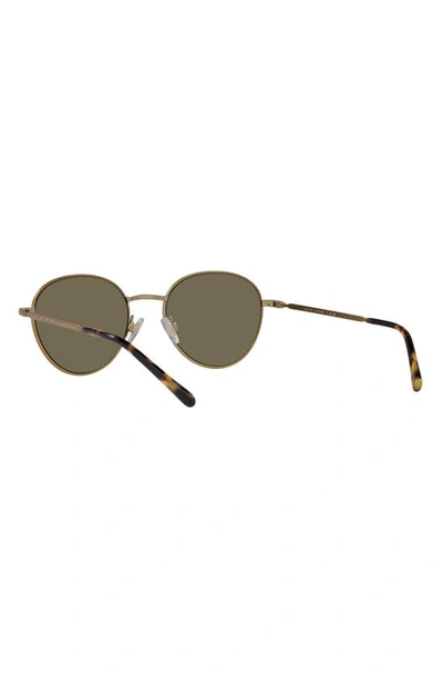 Shop Polo Ralph Lauren 51mm Round Sunglasses In Brown