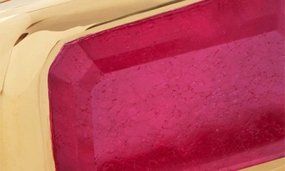 Monica Vinader Gold Power Cocktail Ring Pink Quartz In 18ct Gold Vermeil/pink