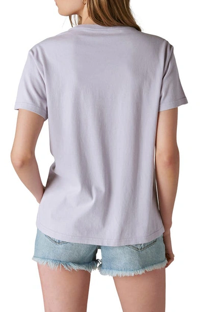Shop Lucky Brand Peaceful Dove Oversized T-shirt In Misty Lilac