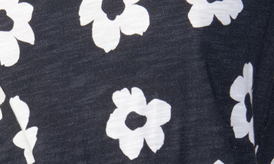 Sanctuary The Perfect Geo Print Cotton Blend Knit Top In Flower Pop