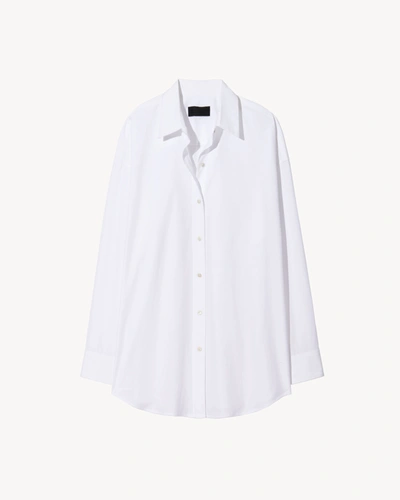 Shop Nili Lotan Mattia Shirt In White