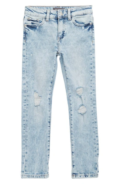 Shop Dl1961 Kids' Harper Distressed Jeans In Jet Stream Distressed
