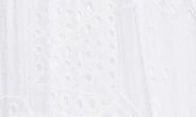 Shop A.l.c Mackenna Long Sleeve Cotton Eyelet Maxi Dress In White/ Cream