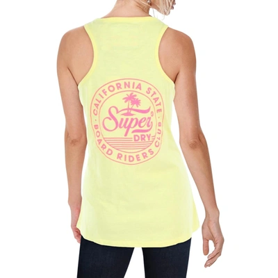 Shop Superdry Womens Graphic Racer Back Tank Top In Multi