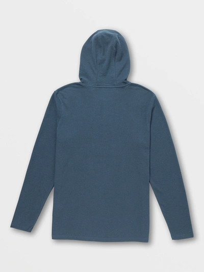 Shop Volcom Nunez Hooded Thermal - Faded Navy In Blue