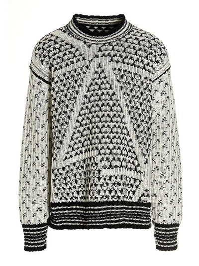 Shop Mm6 Maison Margiela Cable Sweater