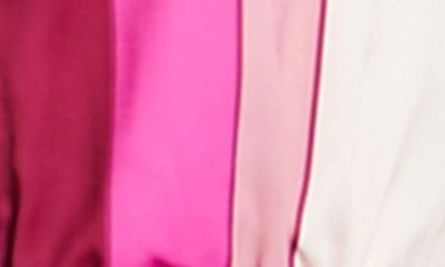 Shop Ciebon Carmine Stripe Elbow Sleeve Shirtdress In Pink