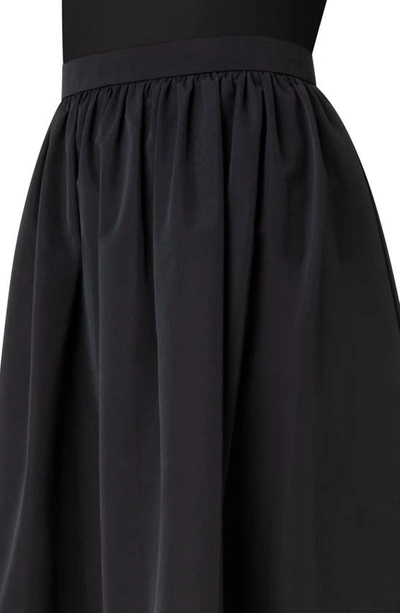 Akris Punto Skirt Techno Taffeta Kaleidoscope D In 009 Black