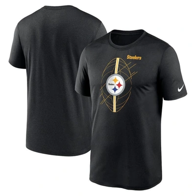 Shop Nike Black Pittsburgh Steelers Legend Icon Performance T-shirt