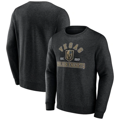 Shop Fanatics Branded Black Vegas Golden Knights Classic Arch Pullover Sweatshirt