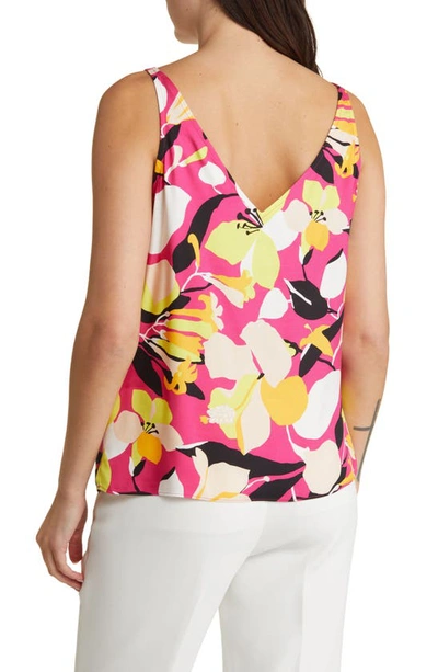 Shop Ted Baker Thaliah Double Layer Shell In Bright Pink