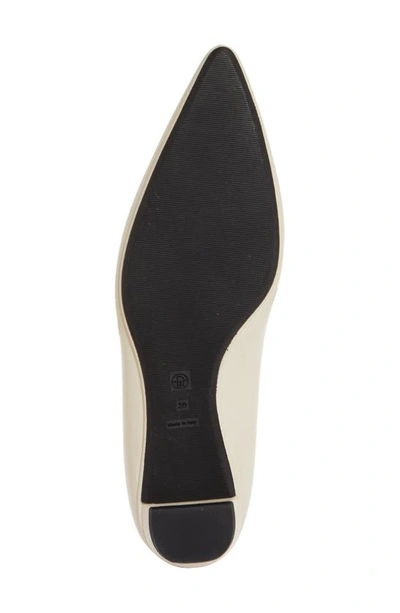 Shop The Row Claudette Pointed Toe Ballet Flat In Ivory