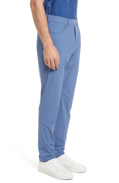 Shop Redvanly Kent Pull-on Golf Pants In Blue Horizon