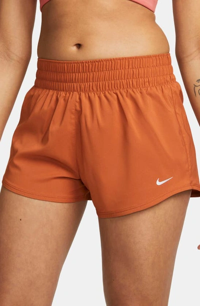 Shop Nike Dri-fit One Shorts In Dkrset/ Refsil
