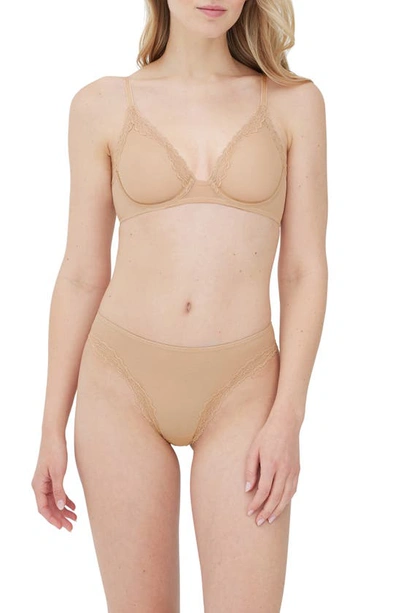 Skarlett Blue Women's Passion Unlined Underwire Bra 324227 In Nylon