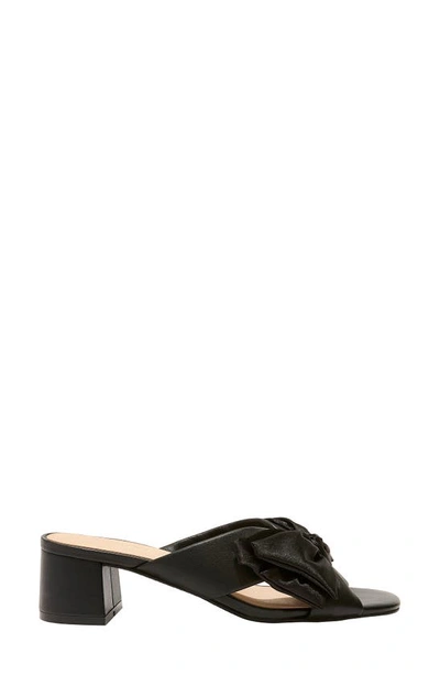 Shop Jack Rogers Debra Block Heel Slide Sandal In Black