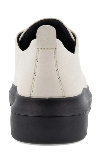Shop Ecco Nouvelle Water Repellent Leather Sneaker In Limestone