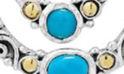 Samuel B. Circle Drop Earrings In Blue