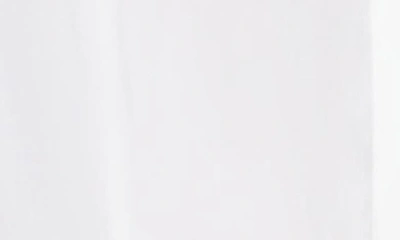 Akris Punto Cotton Gabardine Belted Midi Dress With Kaleidoscope Dot Guipure Panels In 011 Cream