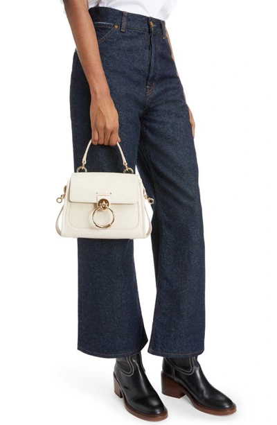 Chloé Purple Mini Tess Day Bag In 6h3 Nude