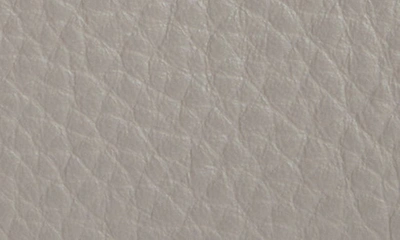 Chloé Alphabet Zip Leather Card Holder In Cashmere Grey