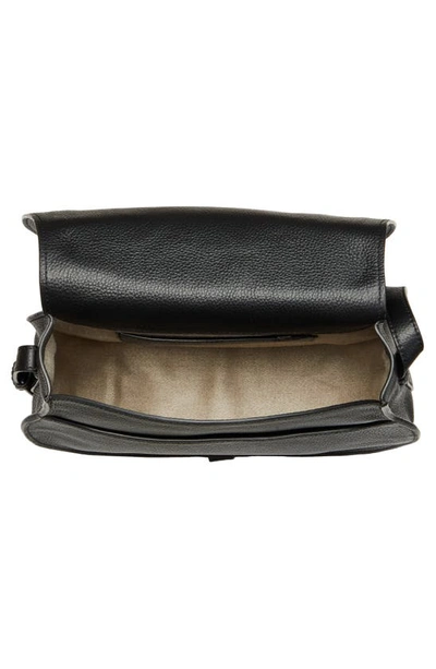 Shop Chloé Medium Marcie Leather Crossbody Bag In Black