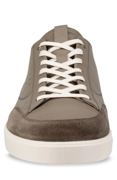 Shop Ecco Street Lite Sneaker In Dark Clay/ Taupe/ Limestone