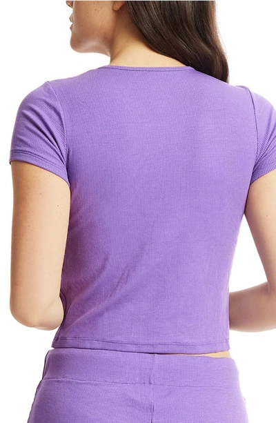 Shop Hanky Panky Rx™ Babydoll T-shirt In Acai Berry (purple)