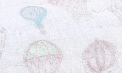 Shop Aden + Anais Dream Organic Cotton Muslin Blanket In Above The Clouds Pink