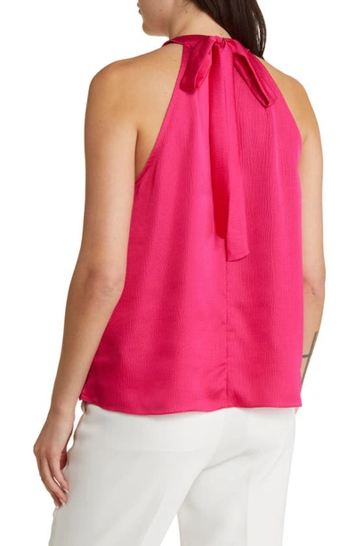 Shop Ted Baker Corrali Pleat Detail Blouse In Bright Pink