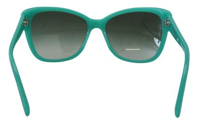 Shop Dolce & Gabbana Stars Acetate Square Shades Dg4124 Women's Sunglasses In Green