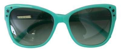 Shop Dolce & Gabbana Stars Acetate Square Shades Dg4124 Women's Sunglasses In Green