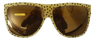 Shop Dolce & Gabbana Stars Acetate Square Shades Dg4125 Women's Sunglasses In Yellow