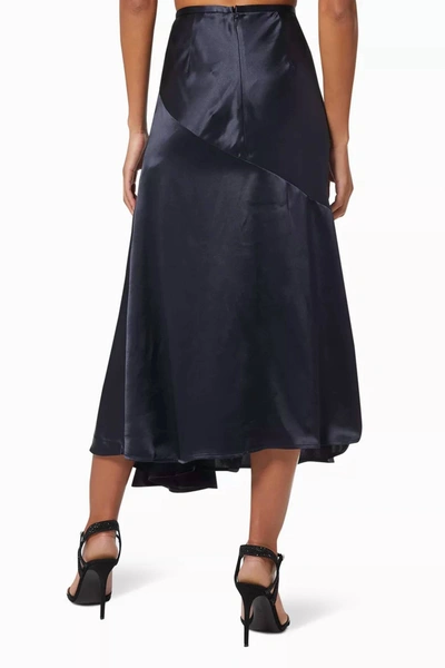 Shop Acler Darlington Skirt In Navy In Blue